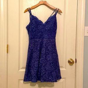 Blue Sparkly Size 7/8 Dress